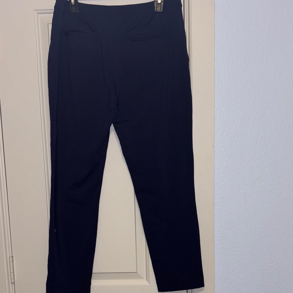 Lululemon Stretch pull on Trouser Pants navy 10